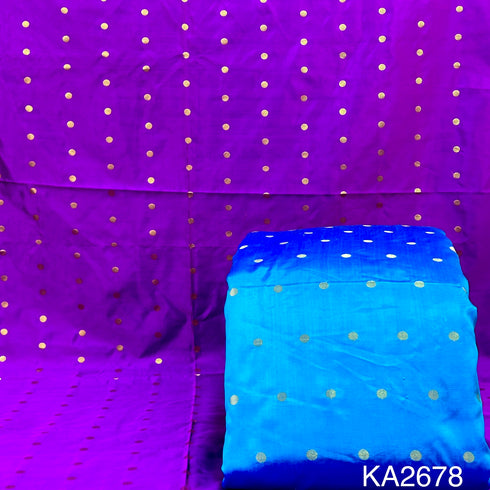 Pure Banarasi Silk Brocade Fabric-KA2678